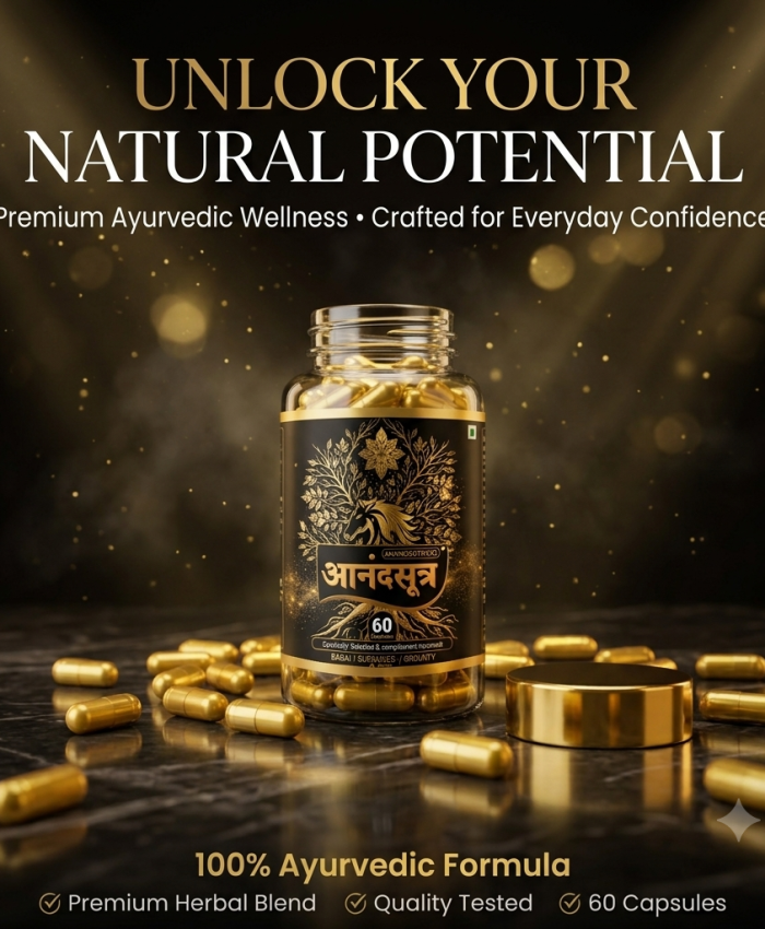 aanand sutra capsule unlock your natural potential premium ayurvedic wellnes creaftedx for everyday confidence